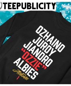 Ozhaino Jurdy Ozzie Albies Atlanta Shirt