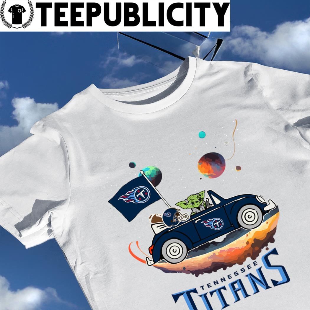 Baby Yoda Driving Car Tennessee Titans T-shirt, hoodie, sweater