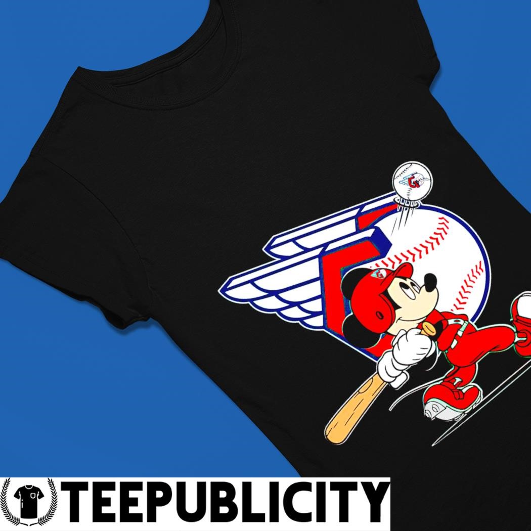 Cleveland Guardians Mickey Mouse x Cleveland Guardians Baseball