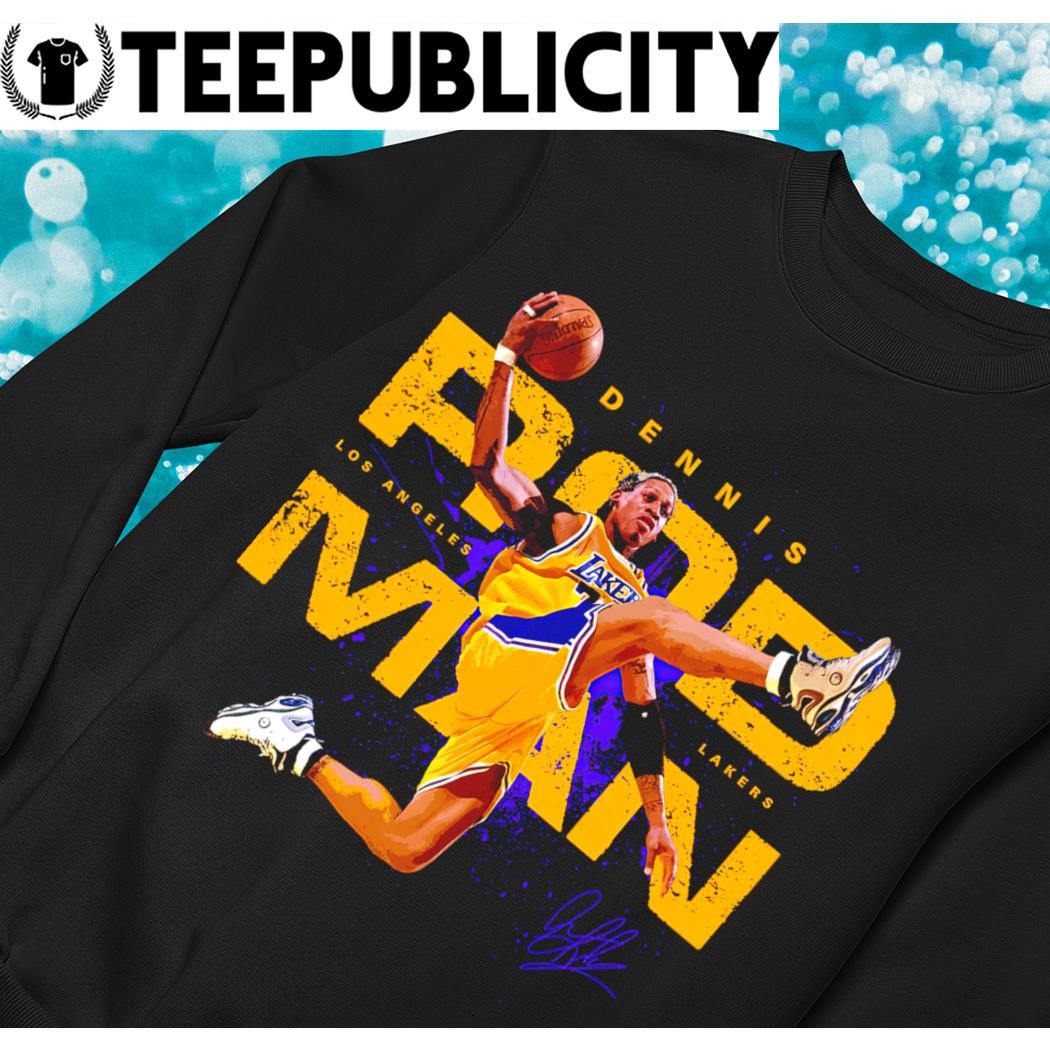 Dennis Rodman Los Angeles Lakers signature Legend shirt, hoodie, sweater,  long sleeve and tank top