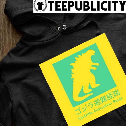 Godzilla Evacuation Route logo shirt hoodie.jpg