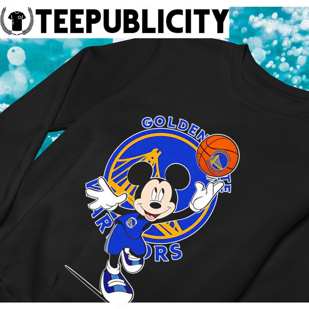 Golden State Warriors NBA Mickey Mouse player cartoon 2023 shirt