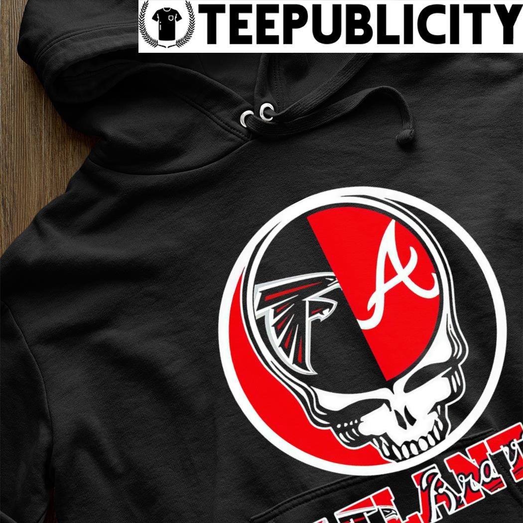 Grateful Dead skull X Atlanta Falcons and Atlanta Braves logo 2023 shirt,  hoodie, sweater, long sleeve and tank top