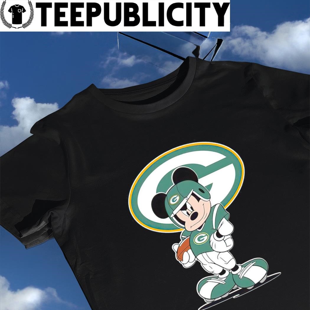 Green Bay Packers NFL Mickey Mouse player cartoon 2023 shirt