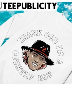 Gunnar Henderson Thank God I'm A Country Boy T-Shirt - ShirtsOwl Office