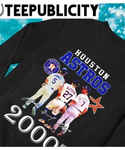 Official houston astros 2000 hits club signature T-shirt, hoodie