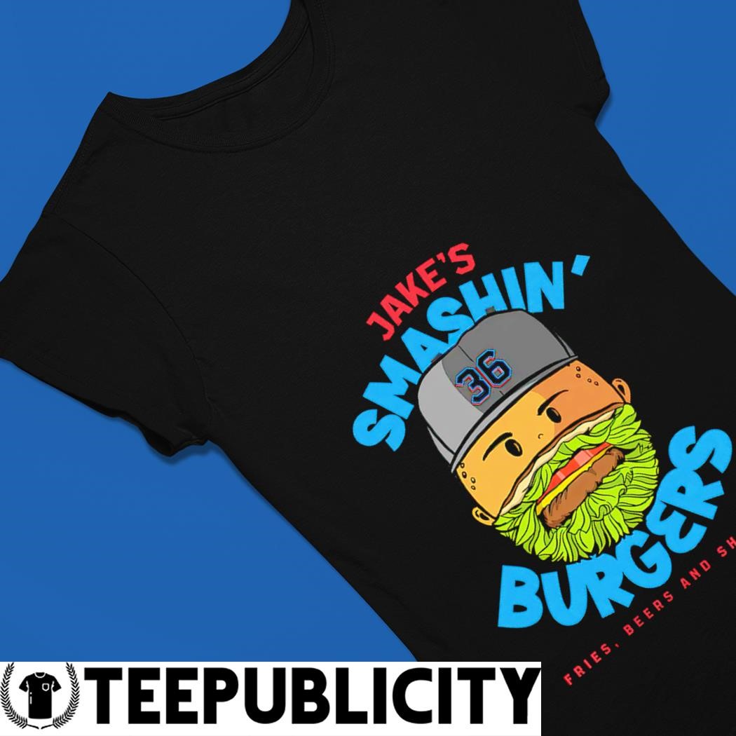 Jake Rurger Smashin' Burgers MLBPA shirt, hoodie, sweater, long sleeve and  tank top