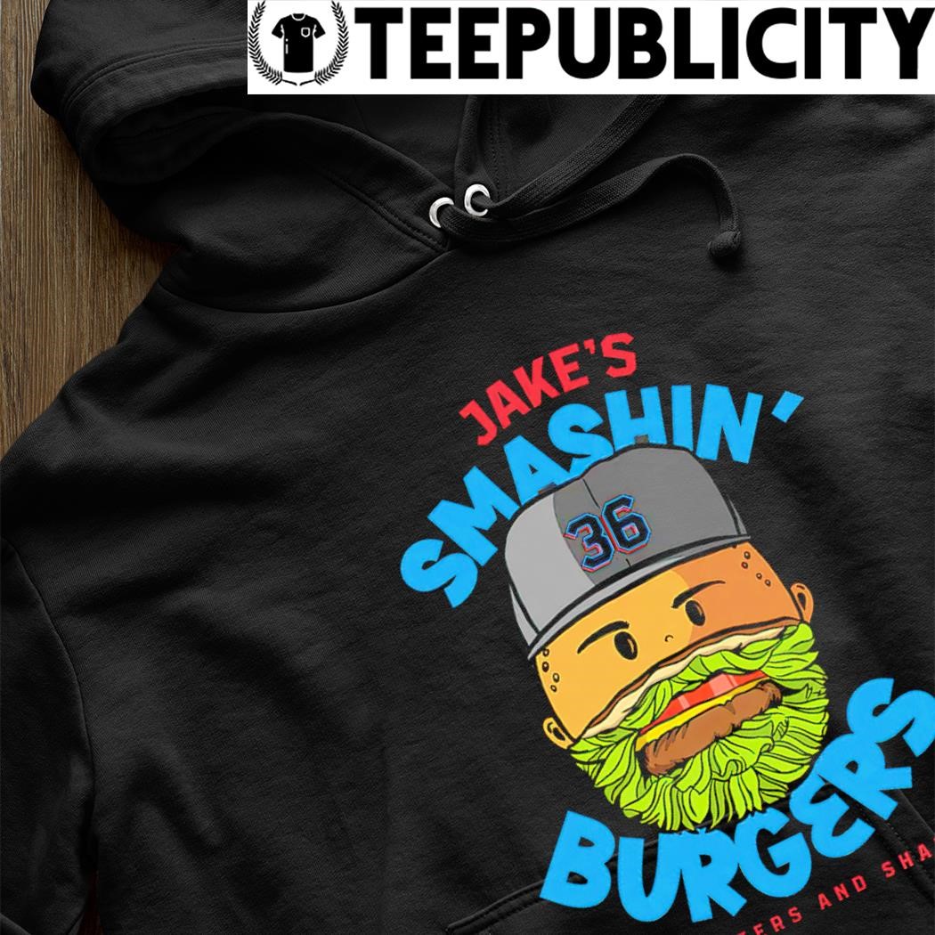 Jake Rurger Smashin' Burgers MLBPA shirt, hoodie, sweater, long sleeve and  tank top