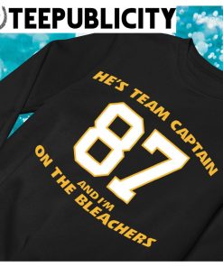 Official he's Team Captain And I'm On The Bleachers Shirt, hoodie, sweater,  long sleeve and tank top