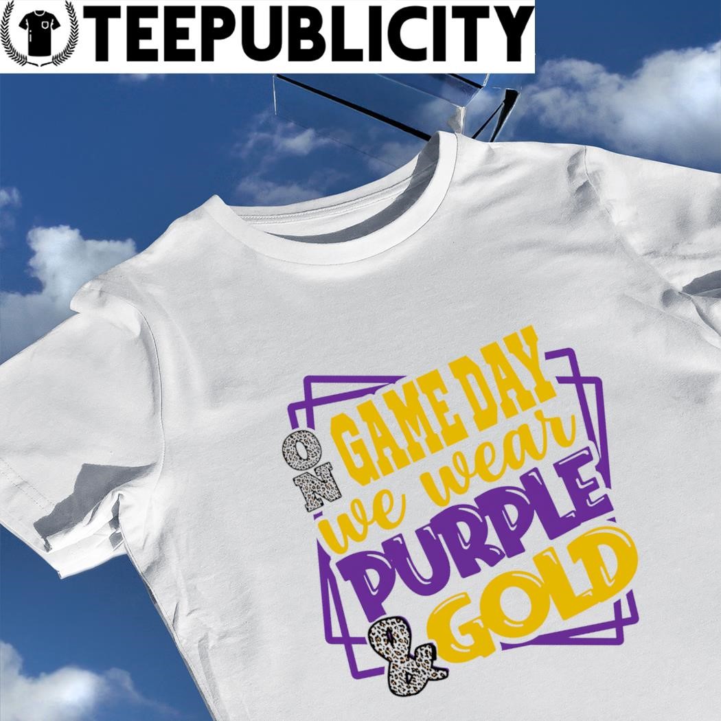 Purple and Gold Game Day T-shirt - Football T-shirt- Peace Love and  Football Shirt - LSU Football Tee - Louisiana Tshirt - Geaux Tigers