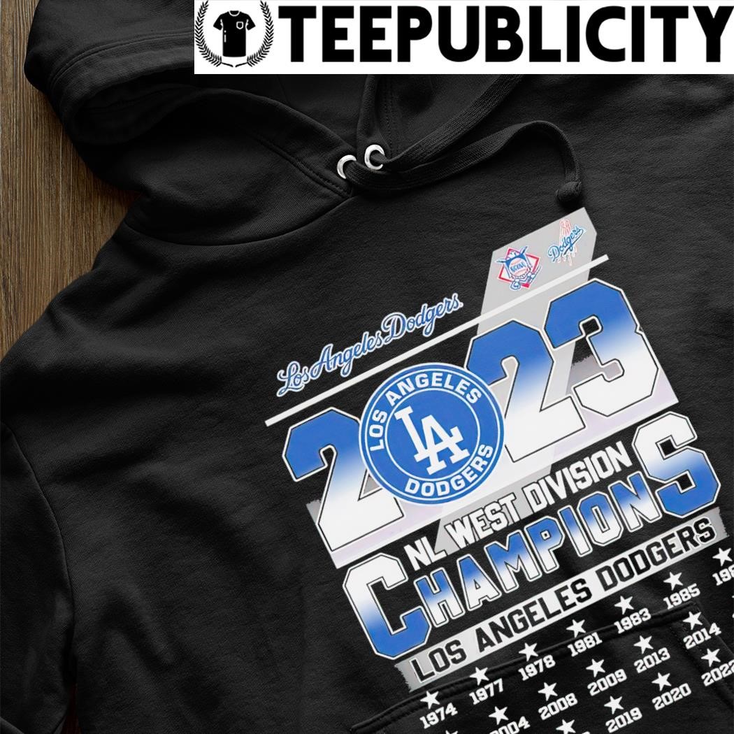 Los Angeles Dodgers NL West Division 2023 let's go Dodgers shirt
