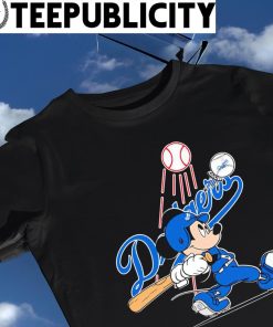 Los Angeles Dodgers MLB Mickey Mouse player cartoon 2023 shirt