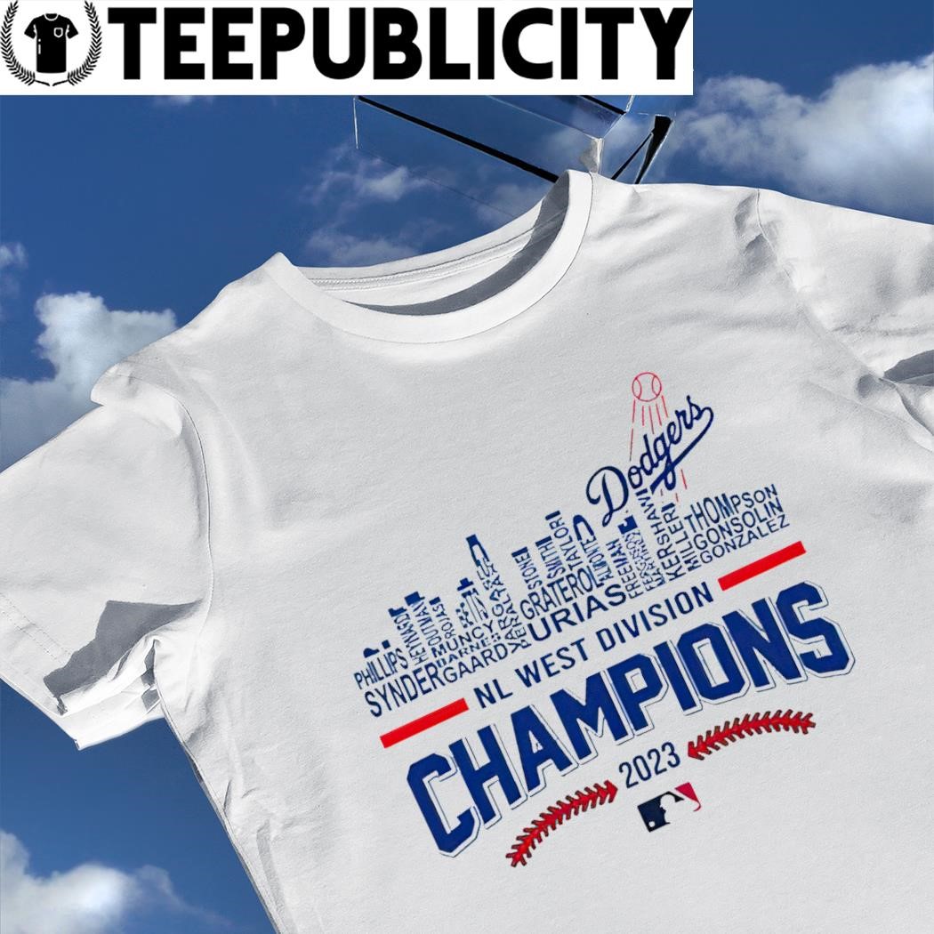 MLB Los Angeles Dodgers 2023 NL West Division Champions Shirt