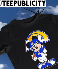 Los Angeles Rams NFL Mickey Mouse player cartoon 2023 shirt