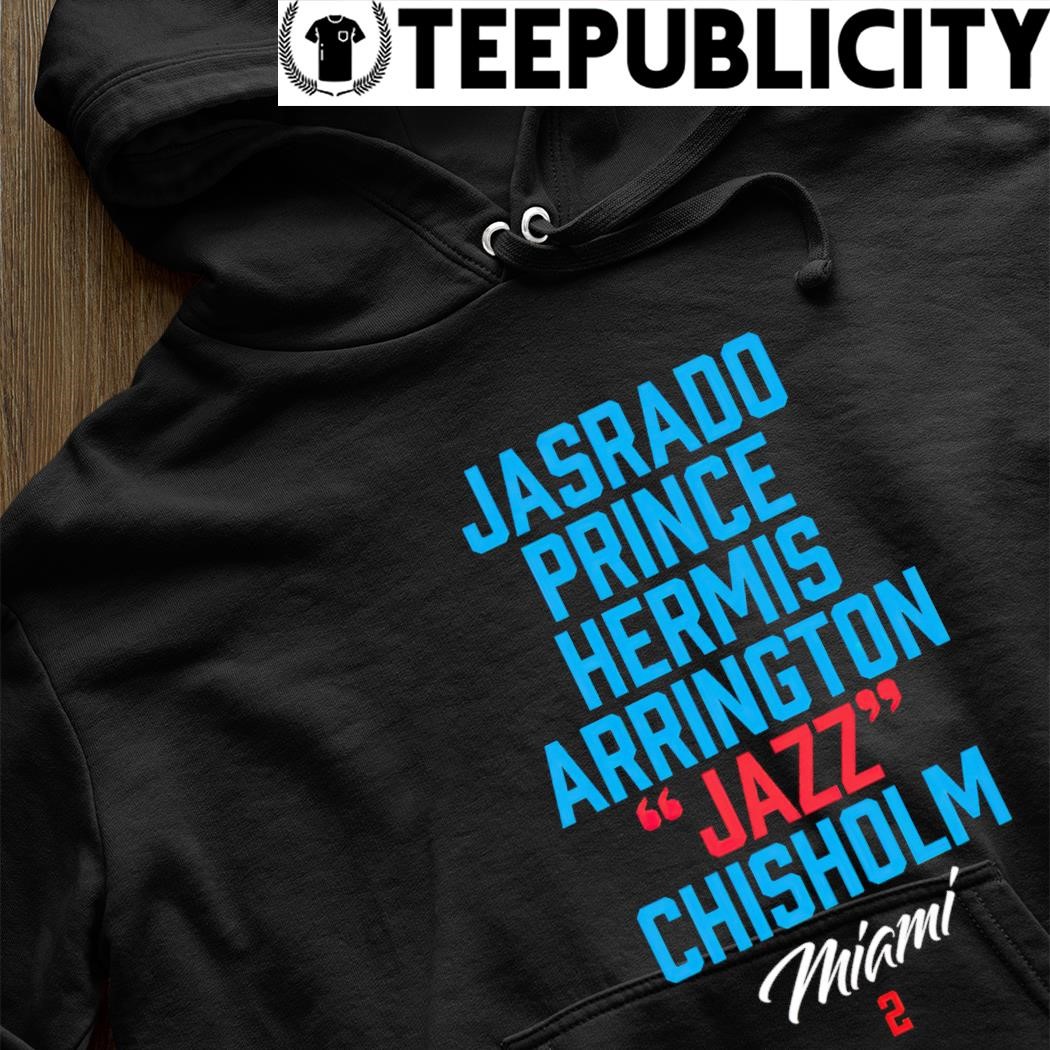 Jasrado Prince Hermis Arrington Jazz Chisholm Miami Marlins shirt