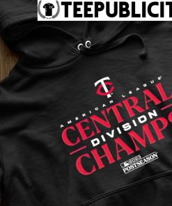 Minnesota Twins Al Central Division Champs 2023 Postseason Shirt, hoodie,  sweater, long sleeve and tank top