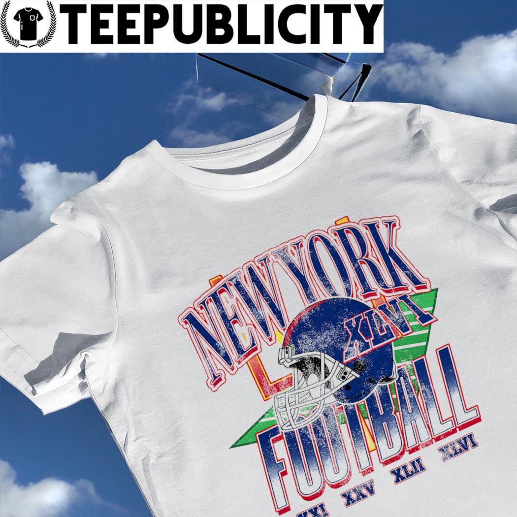 New York Giants Helmet Retro  Vintage New York Giants T-Shirt