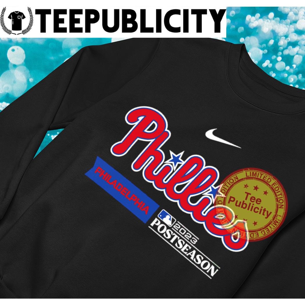 Philadelphia Phillies Nike 2023 Postseason Authentic Collection Dugout T- shirt - Shibtee Clothing