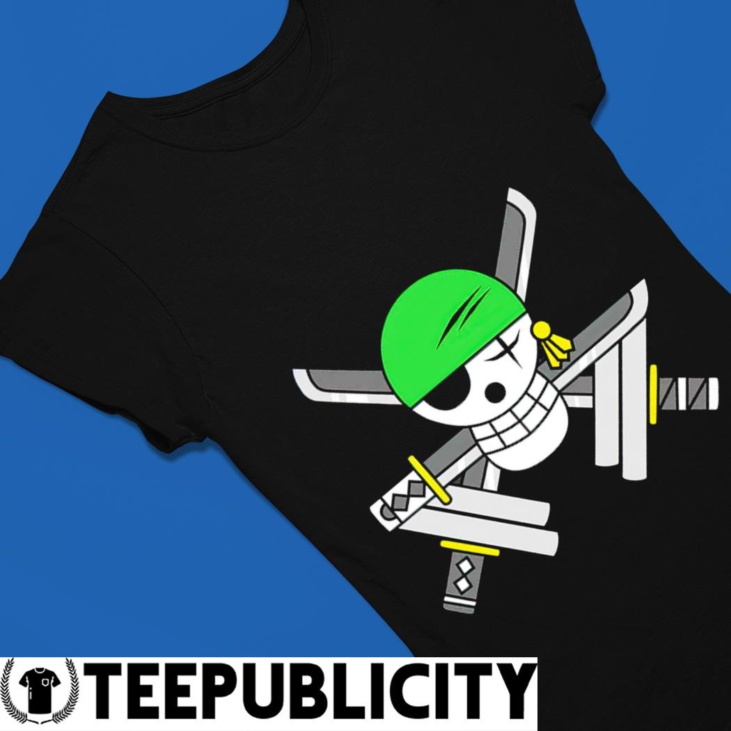 One Piece Zoro Jolly Roger Symbol T Shirt - Official One Piece Merch  Collection 2023 - One Piece Universe Store