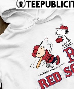 Peanuts Charlie Brown And Snoopy Playing Baseball Boston Red Sox shirt,sweater,  hoodie, sweater, long sleeve and tank top