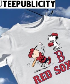 Boston Red Sox Let's Play Baseball Together Snoopy MLB Shirt 