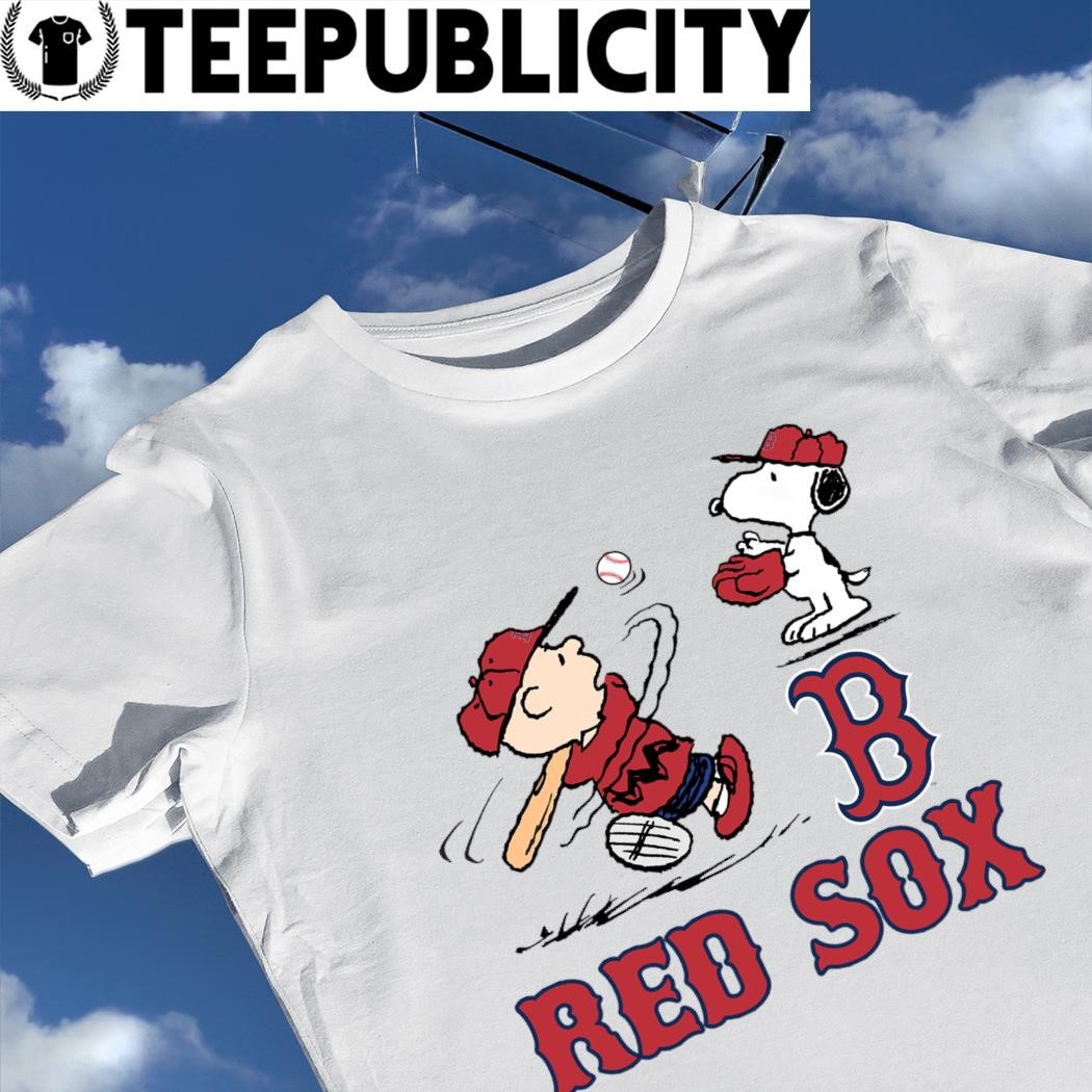 Peanuts Charlie Brown And Snoopy Playing Baseball Boston Red Sox T-shirt,  hoodie, sweater, long sleeve and tank top