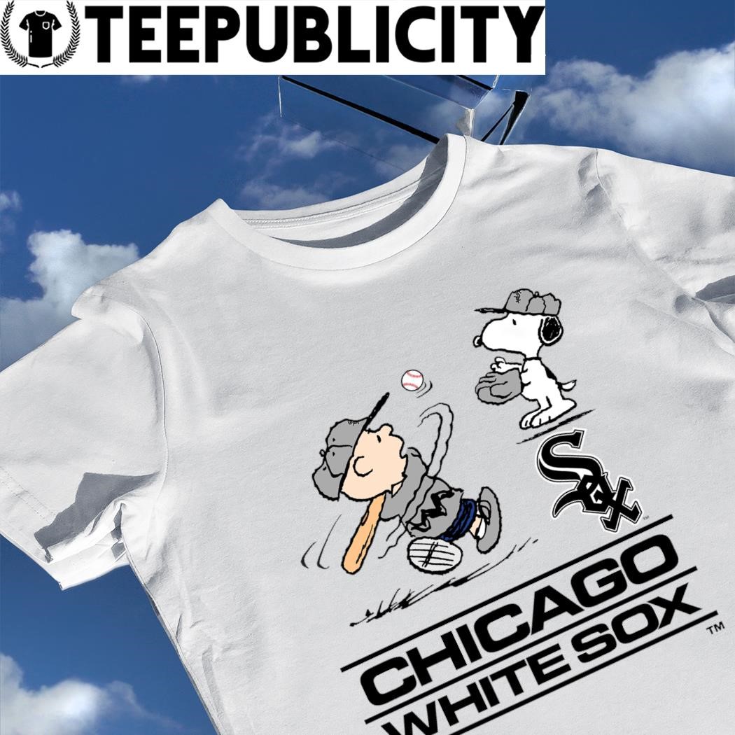 Peanuts Charlie Brown And Snoopy Playing Baseball Chicago White Sox T-shirt,  hoodie, sweater, long sleeve and tank top