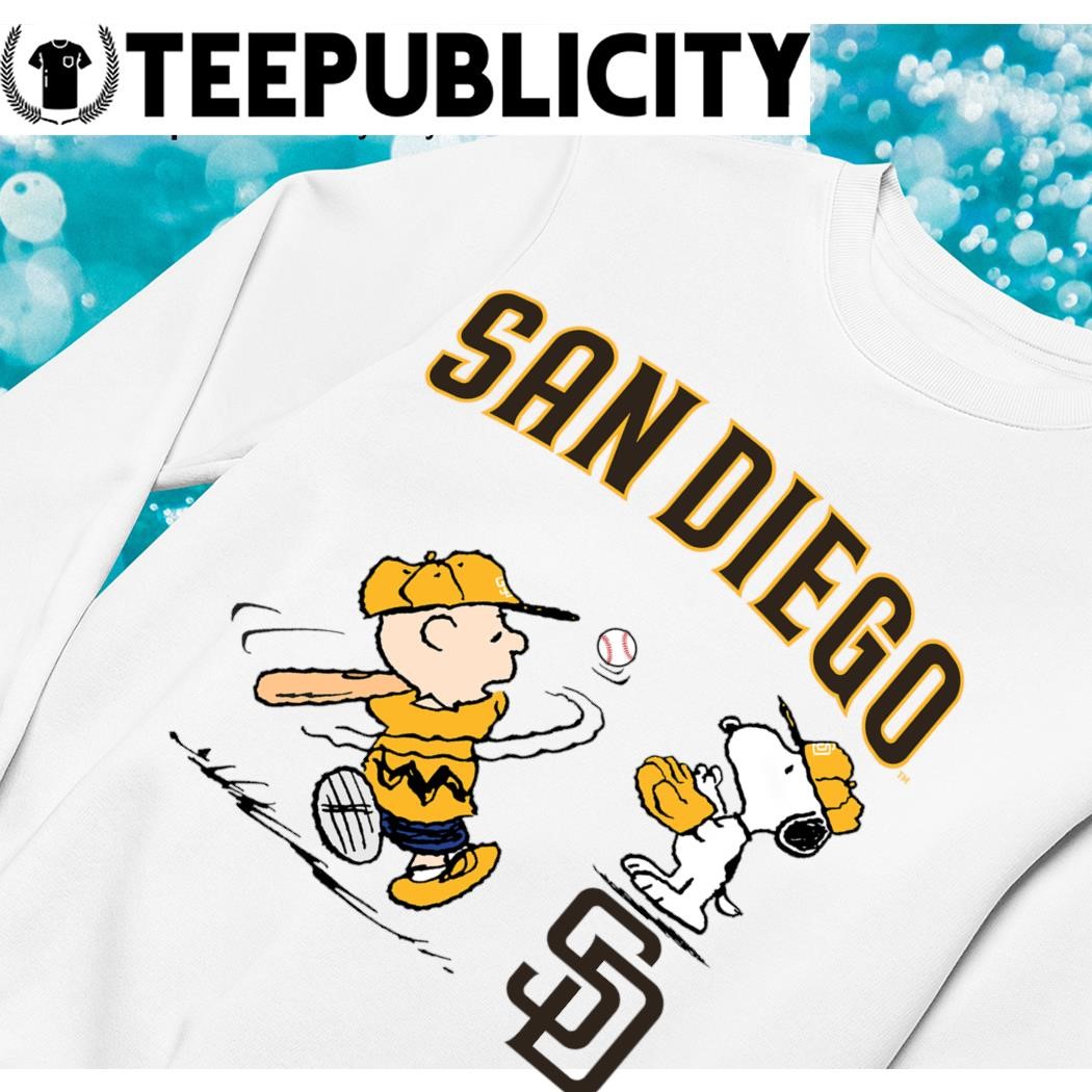 Snoopy Play Baseball T-Shirt For Fan Padres Team - Kingteeshop