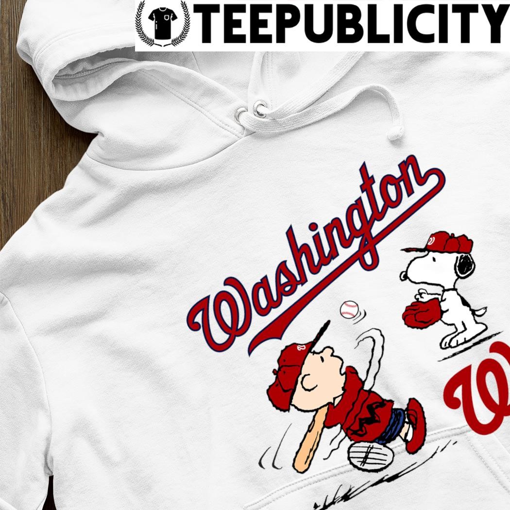 Peanuts Charlie Brown And Snoopy Playing Baseball Washington Nationals shirt,  hoodie, sweater, long sleeve and tank top