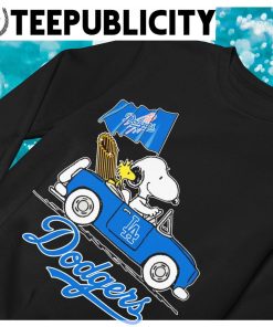 Official snoopy and Woodstock We love Los Angeles Dodgers