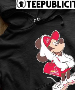 St. Louis Cardinals MLB X Disney Mickey Mouse cartoon shirt, hoodie,  sweater, long sleeve and tank top