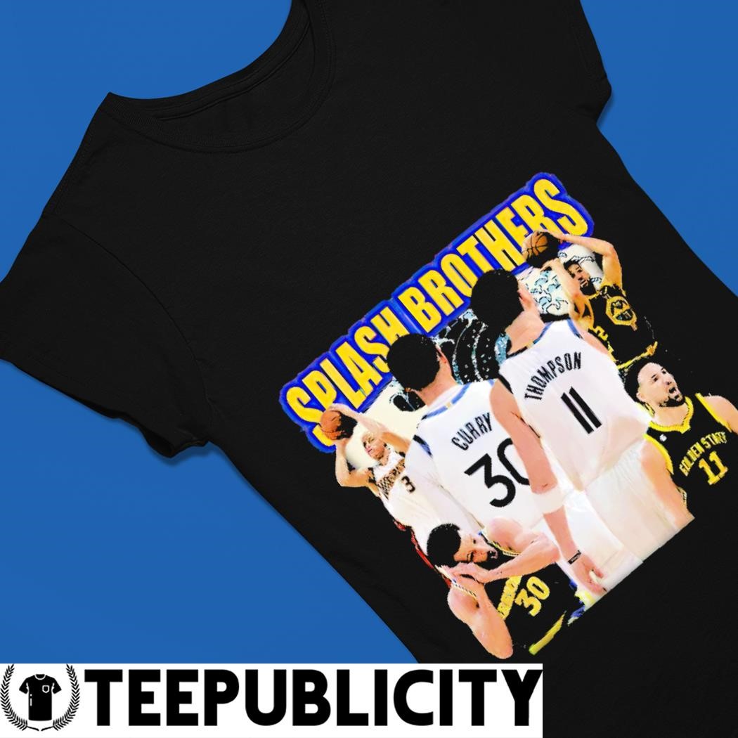 Stephen Curry and Klay Thompson splash Brothers Graphic Tee 