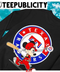 Mickey Mouse x Texas Rangers Baseball Jersey - Scesy