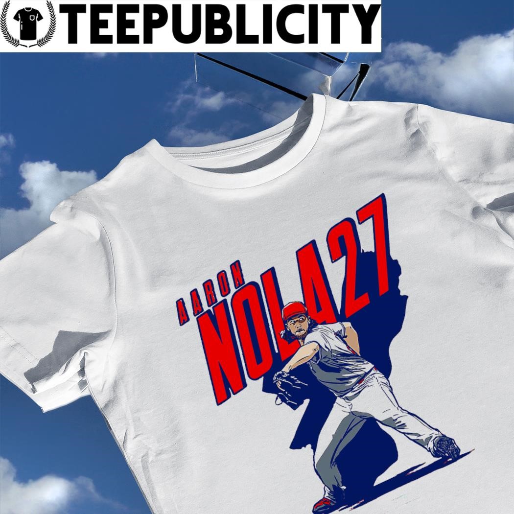 Aaron Nola Philadelphia Phillies name and number 2023 shirt