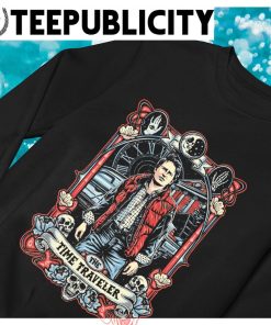 Marty McFly Back to the Future The Time Traveler card shirt, hoodie, sweater,  long sleeve and tank top