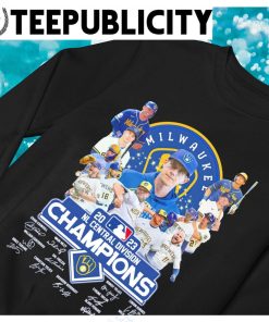 Milwaukee Brewers Nl Central Division champions signatures shirt, hoodie,  sweater, long sleeve and tank top