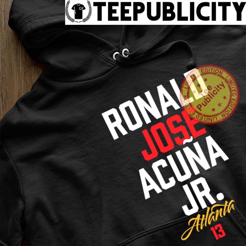 Ronald Acuna Jr. 13 Atlanta Braves baseball action pose shirt, hoodie,  sweater, long sleeve and tank top