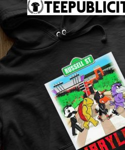 Russell St Baltimore Bohemians FC Maryland Terrapins Baltimore Orioles  Baltimore Ravens mascot Abbey Road shirt, hoodie, sweater, long sleeve and  tank top