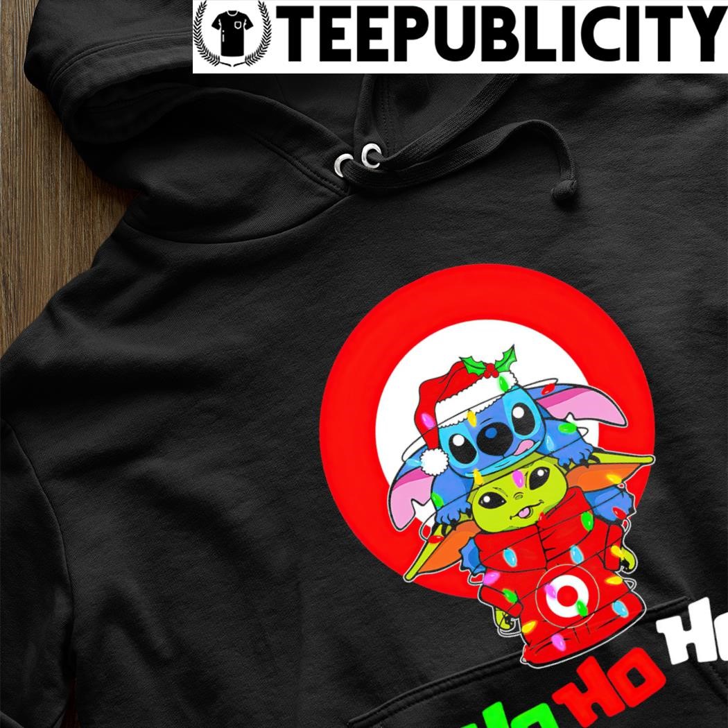 Stitch and baby Yoda Target ho ho ho Christmas shirt - Limotees