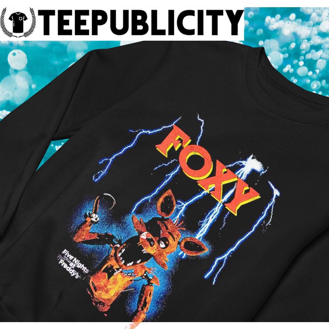 Foxy lightning nights sweater, Freddy\'s t-shirt, and long at tank five top sleeve art hoodie
