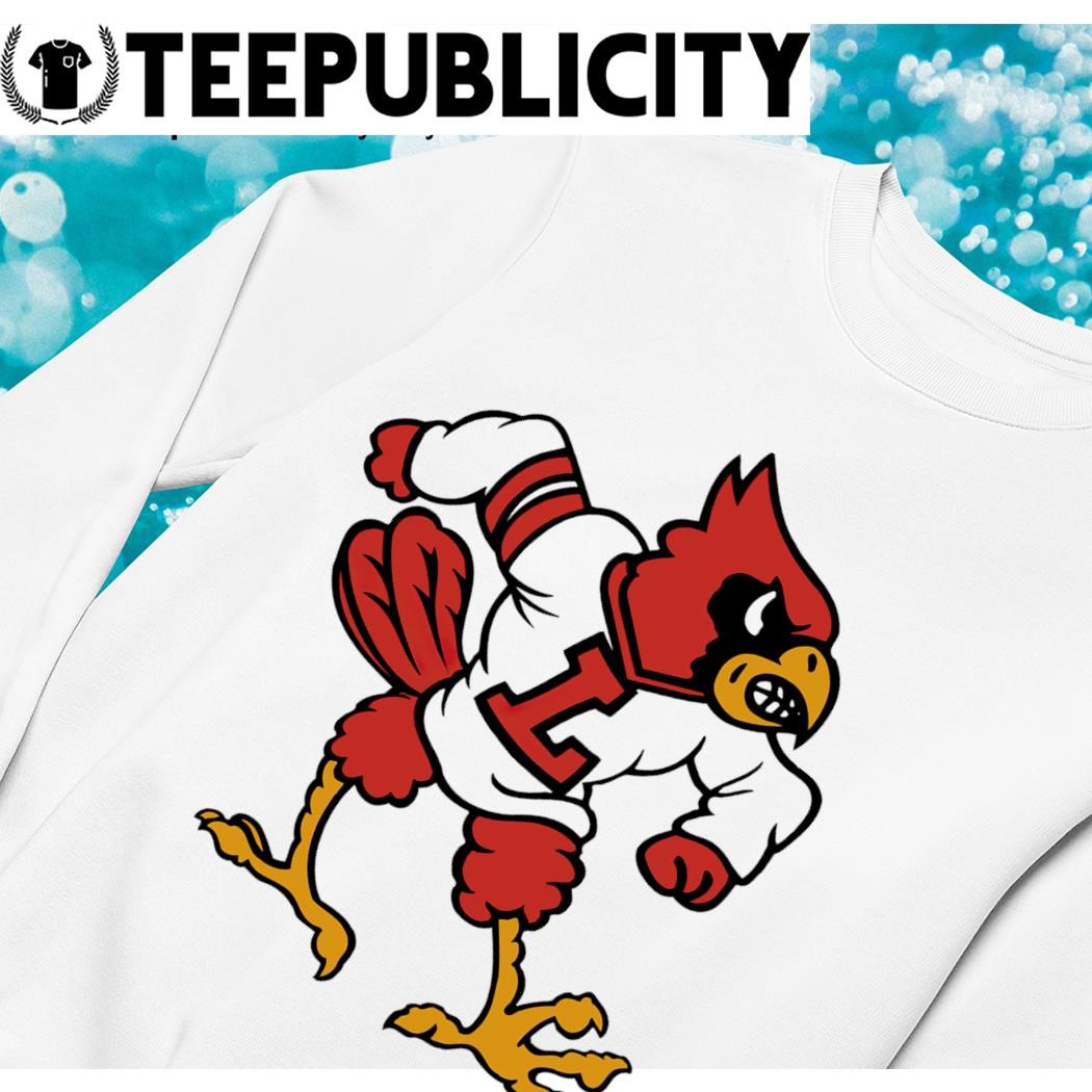 Official Louisville cardinals Football university of louisville mascot  T-shirt, hoodie, tank top, sweater and long sleeve t-shirt