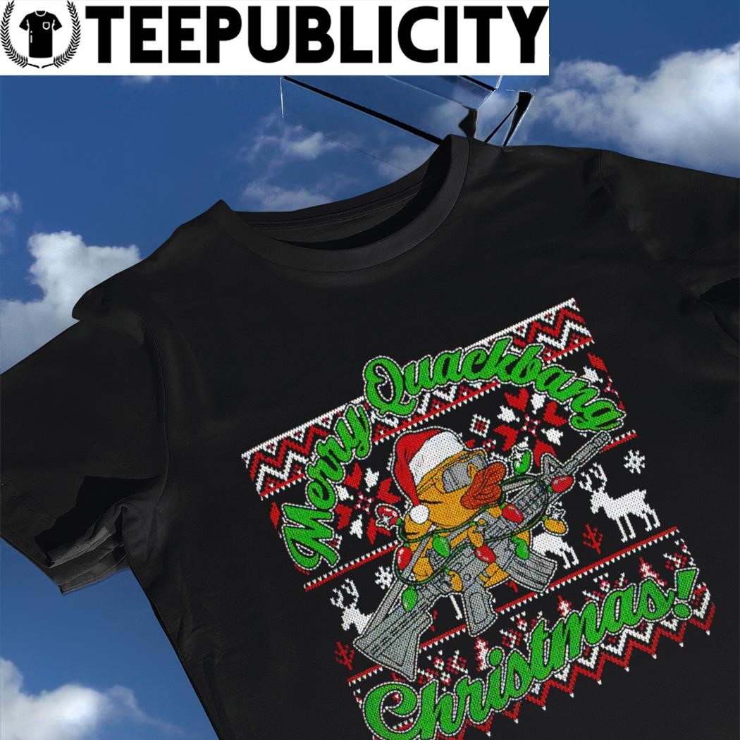 Santa Duck Merry Quackbang Christmas ugly 2023 t-shirt, hoodie