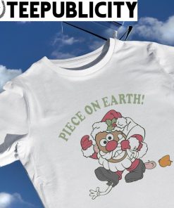 Santa Mr. Potato Head piece on Earth Christmas t-shirt