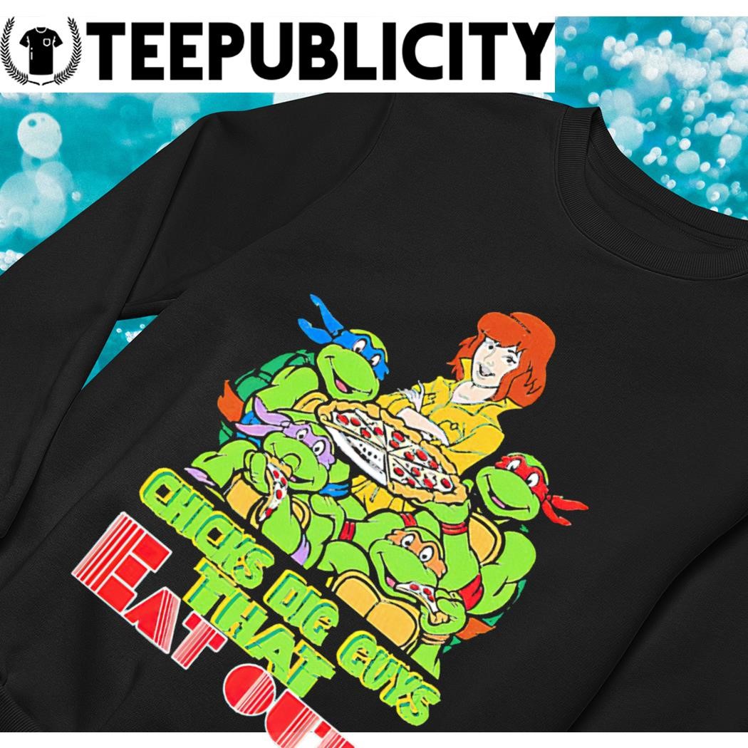 https://images.teepublicity.com/2023/11/Teenage-Mutant-Ninja-Turtles-and-girl-eat-pizza-chicks-dig-guys-that-eat-out-sweater.jpg