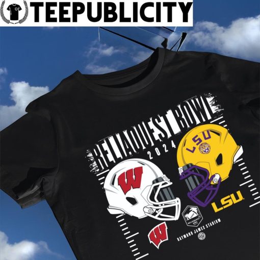 2024 Reliaquest Bowl LSU Tigers Vs Wisconsin Badgers Helmet Shirt Shirt 510x510 