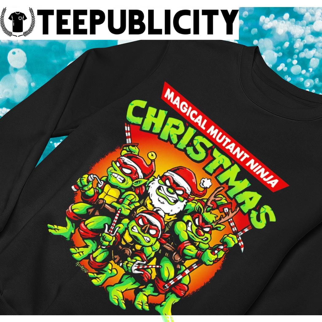 Ninja turtle style Christmas magical mutant ninja Christmas shirt - Limotees