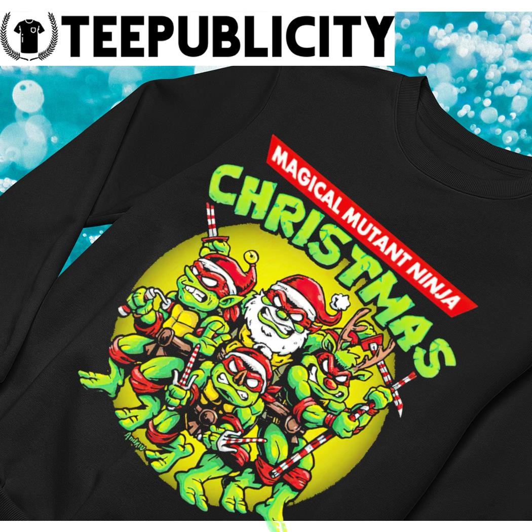 Ninja turtle style Christmas magical mutant ninja Christmas shirt - teejeep