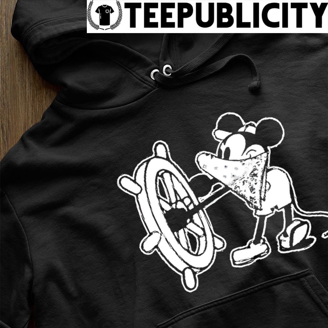 Memeulous Mickey Mouse Steamboat Willie cartoon tee, hoodie