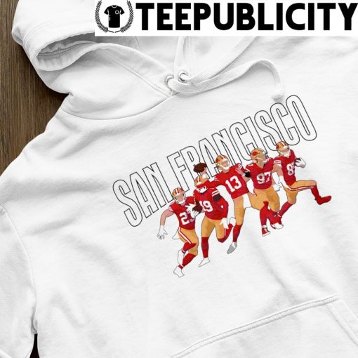 San Francisco 49ers football players 2024 hoodie