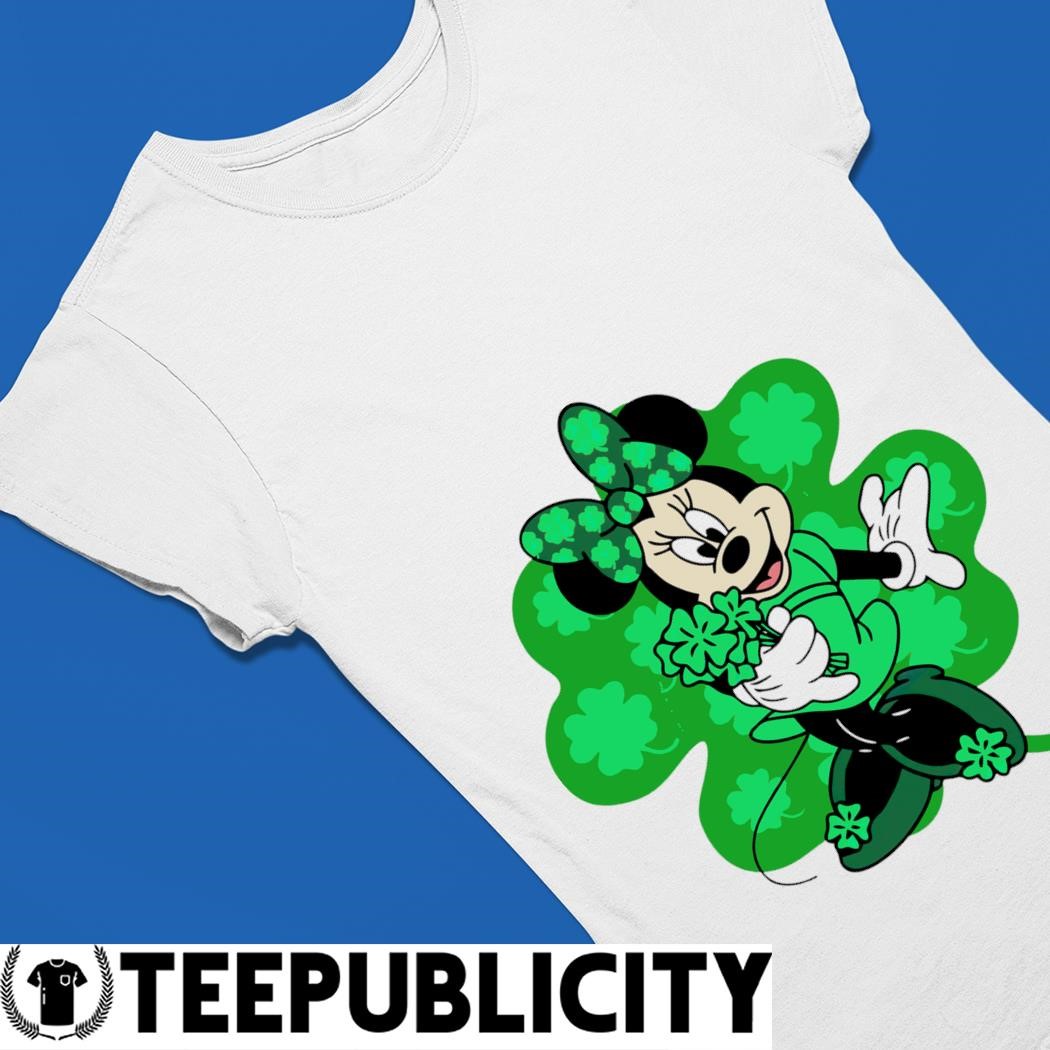 Minnie Mouse four leaf clover St. Patrick's Day t-shirt, hoodie, sweater,  long sleeve and tank top